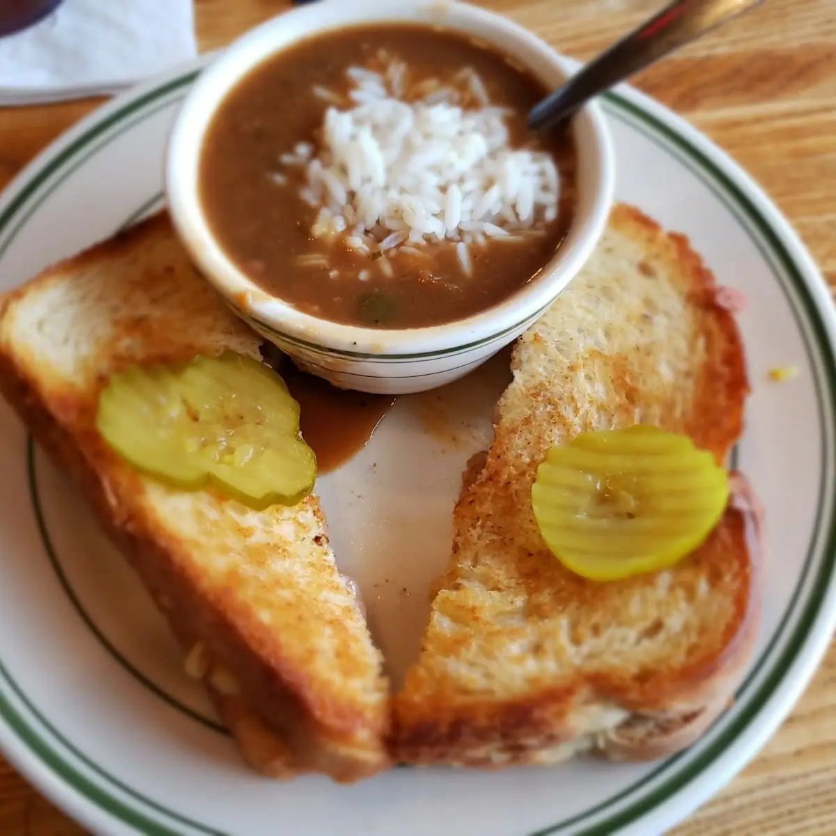 The Ultimate Grill Cheese and Gumbo