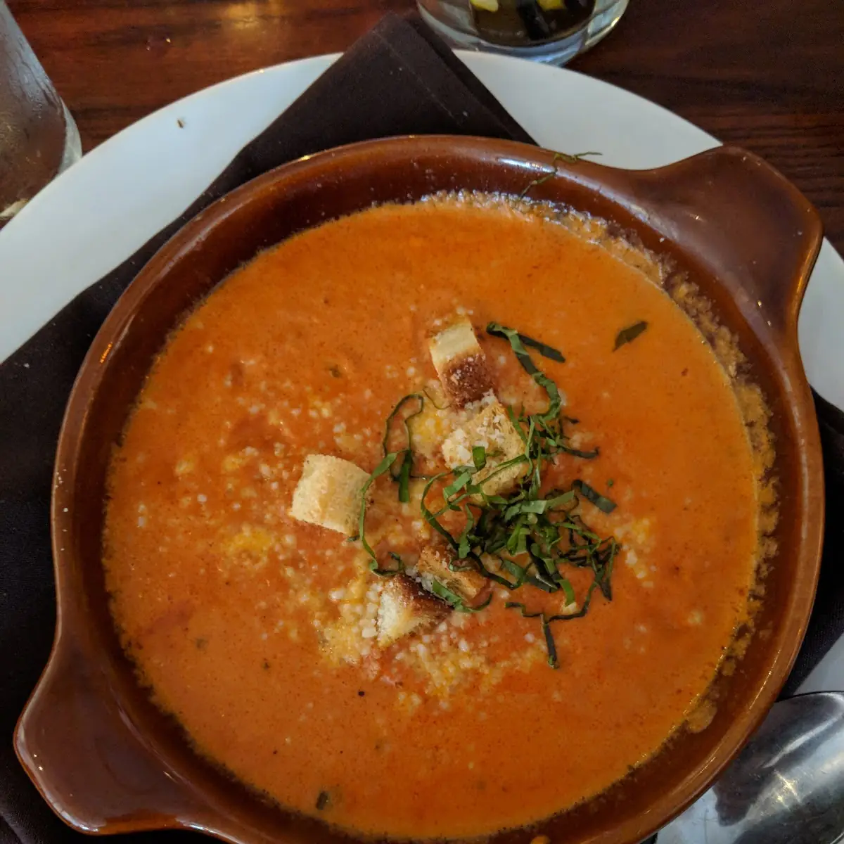 Fire Roasted Tomato Basil Soup