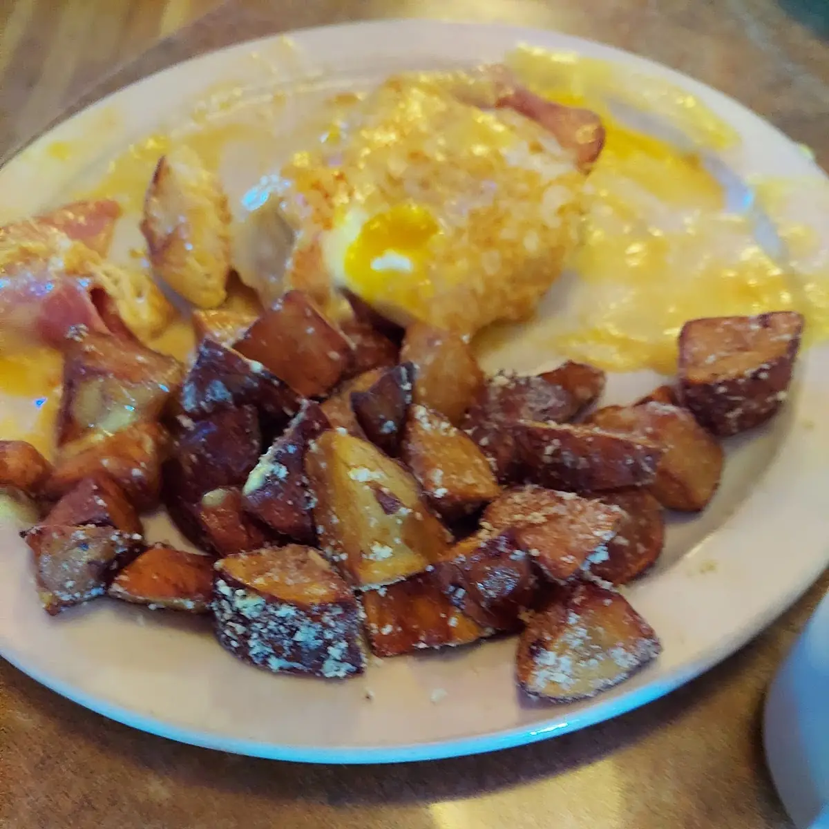 Eggs Benedict with Scrambled Eggs