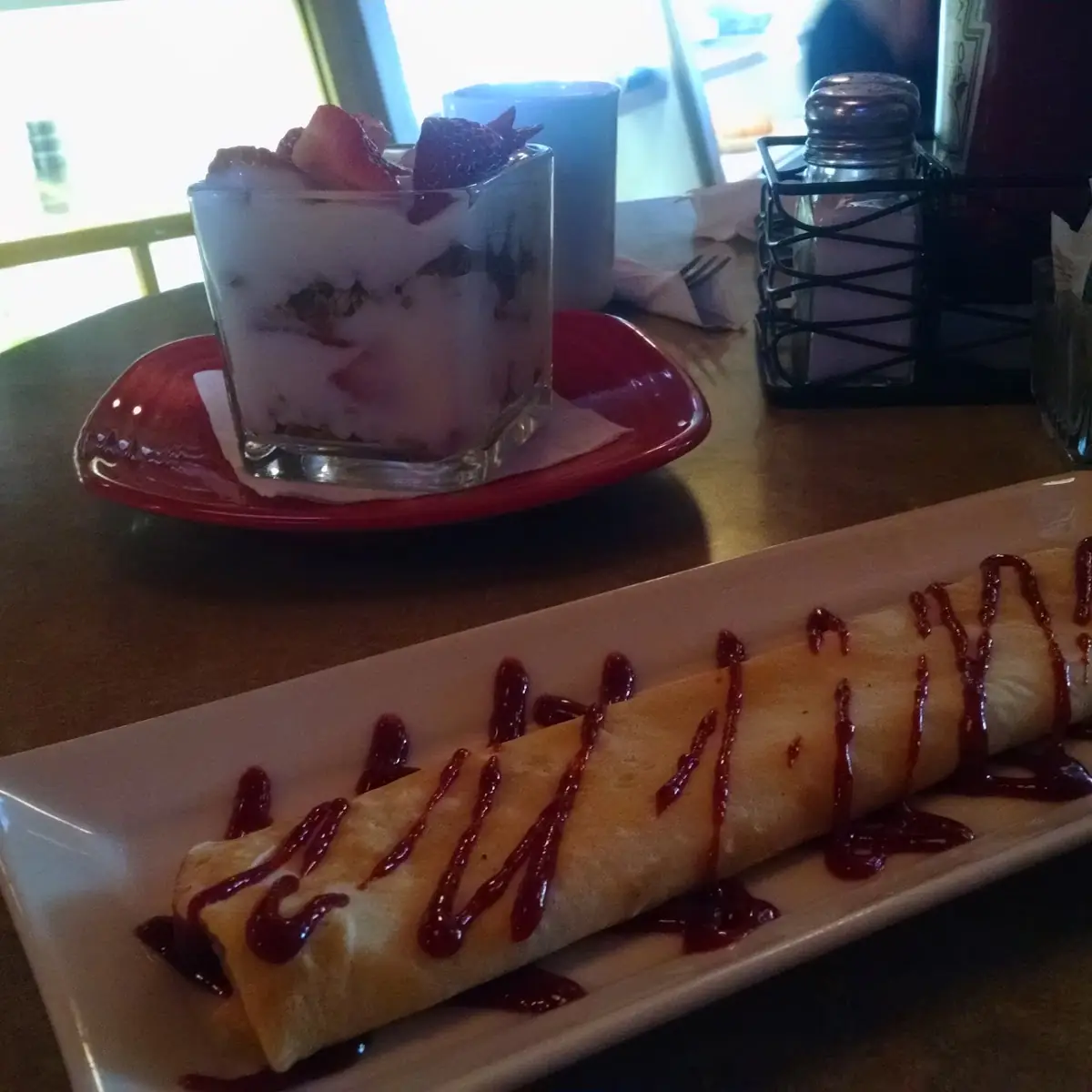 Raspberry Crepe