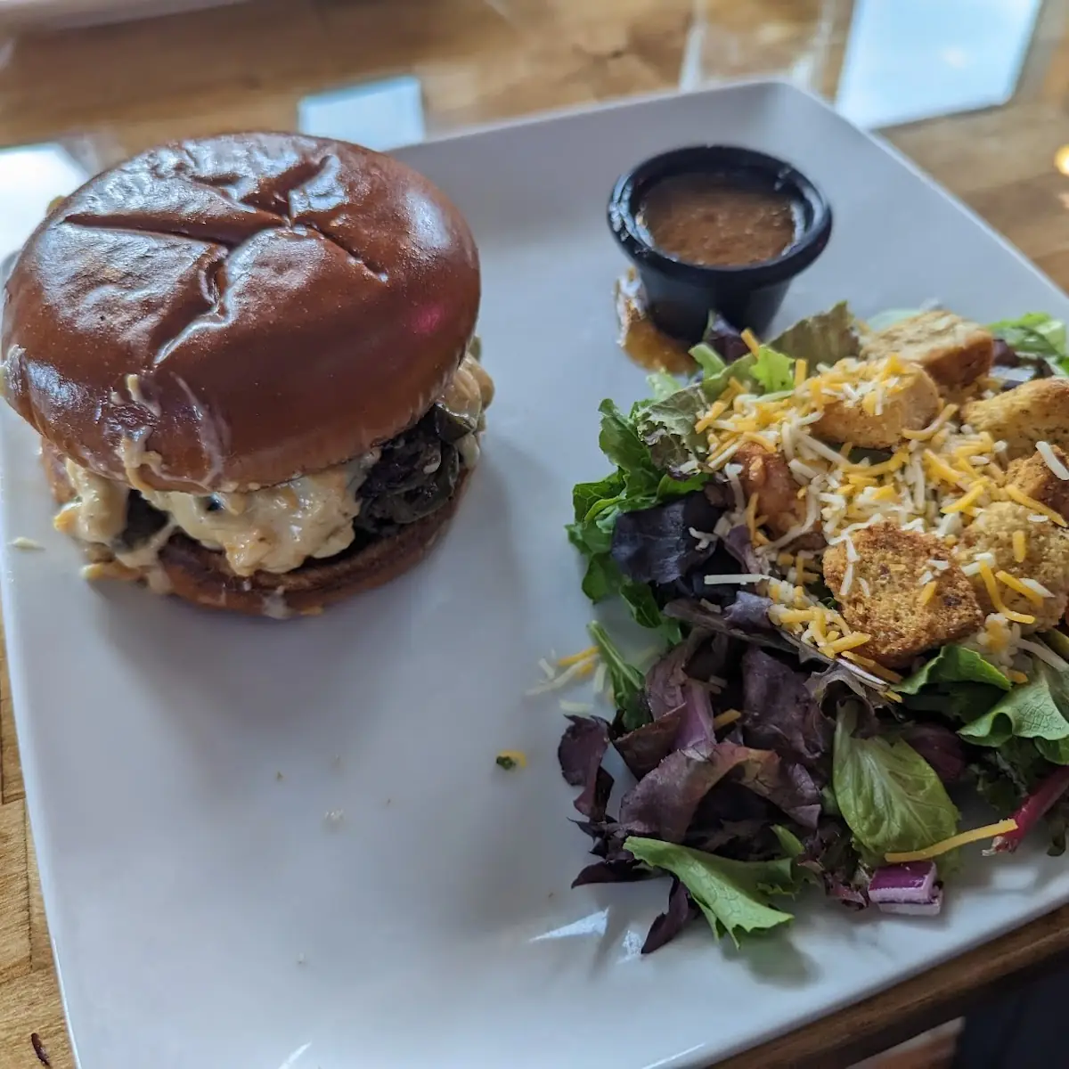 Black and Bleu Burger