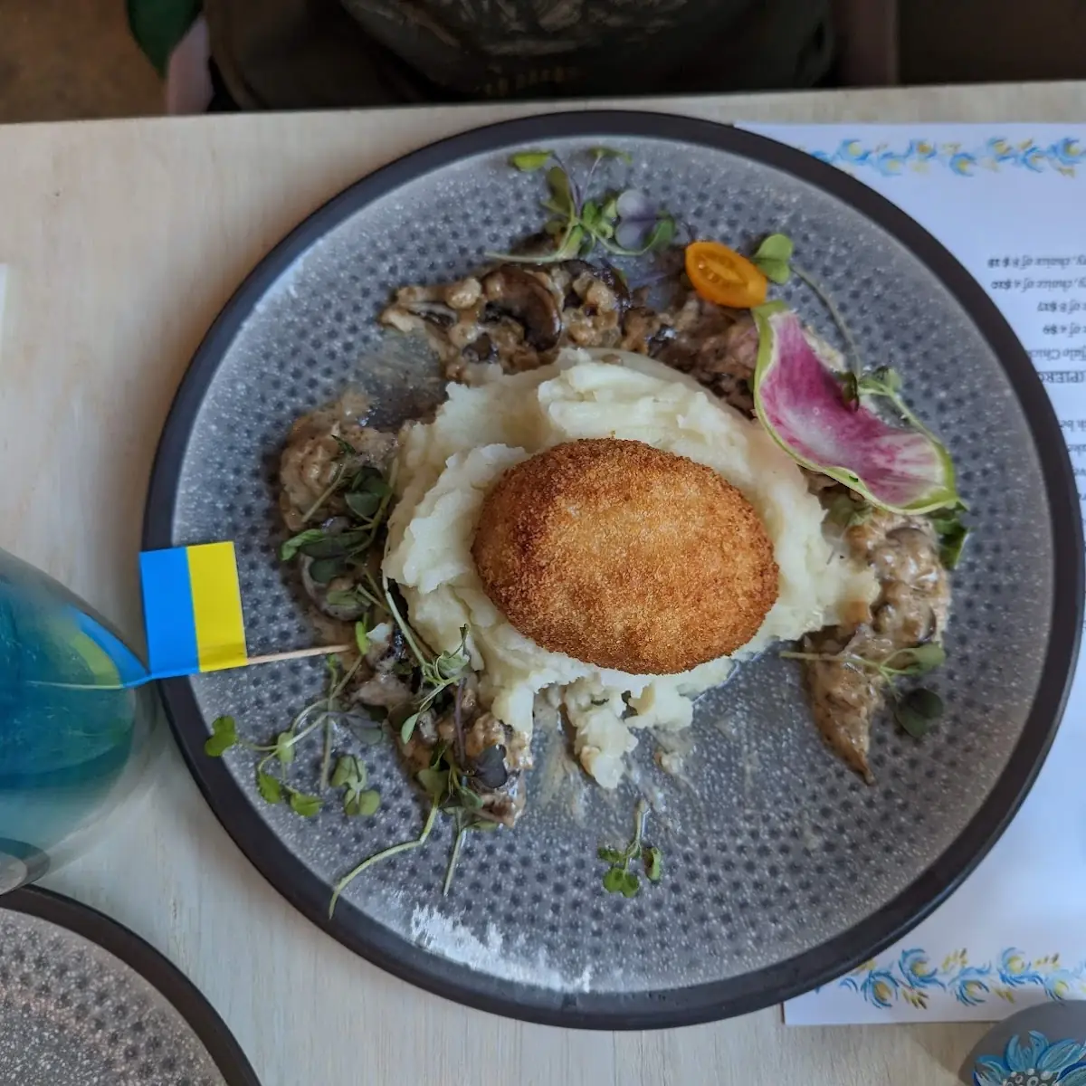 Chicken Kyiv with Mashed Potatoes