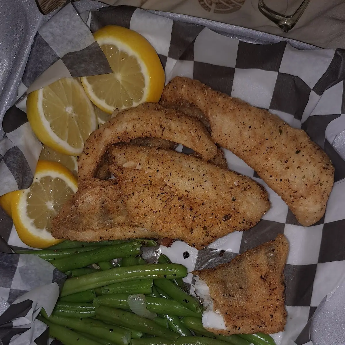 Deep Fried Perch Dinner