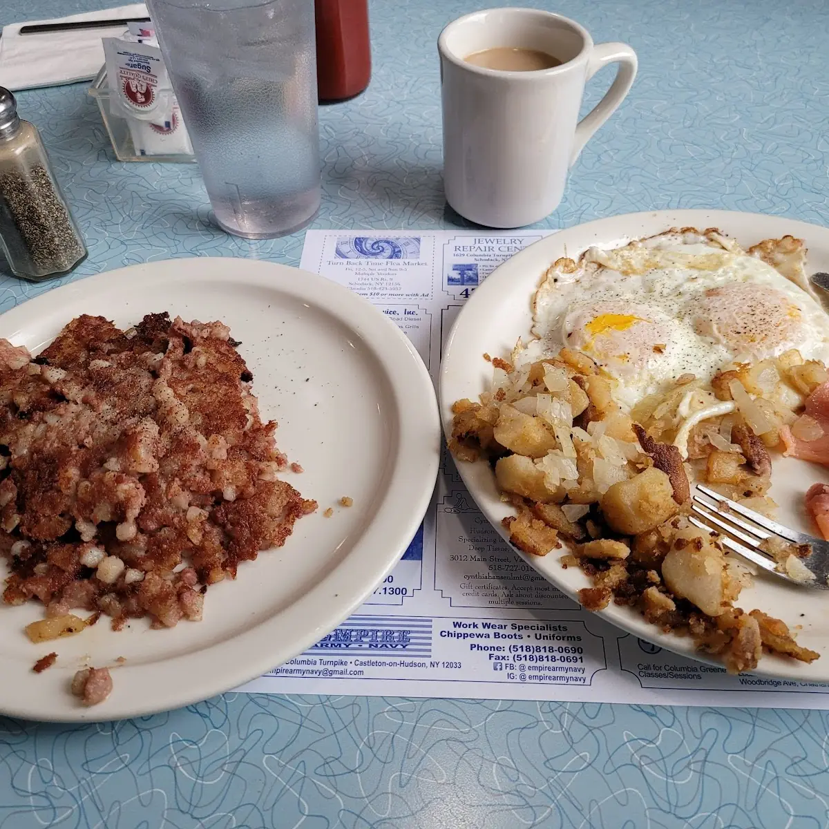 Canned Hash Eggs and Home Fries