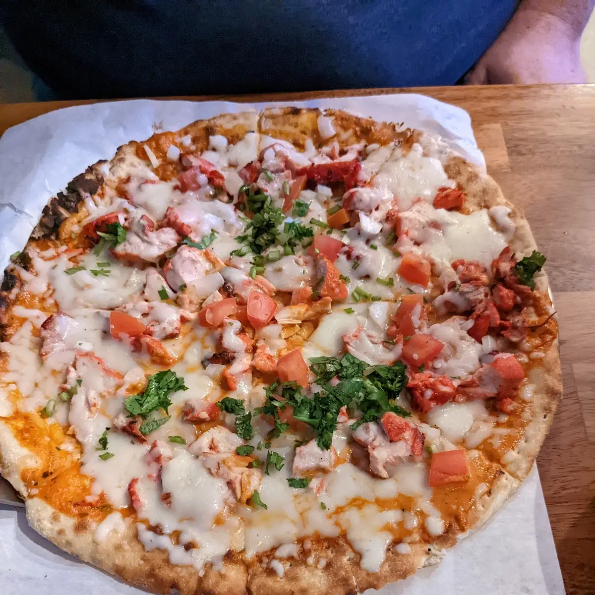 Butter Chicken Pizza