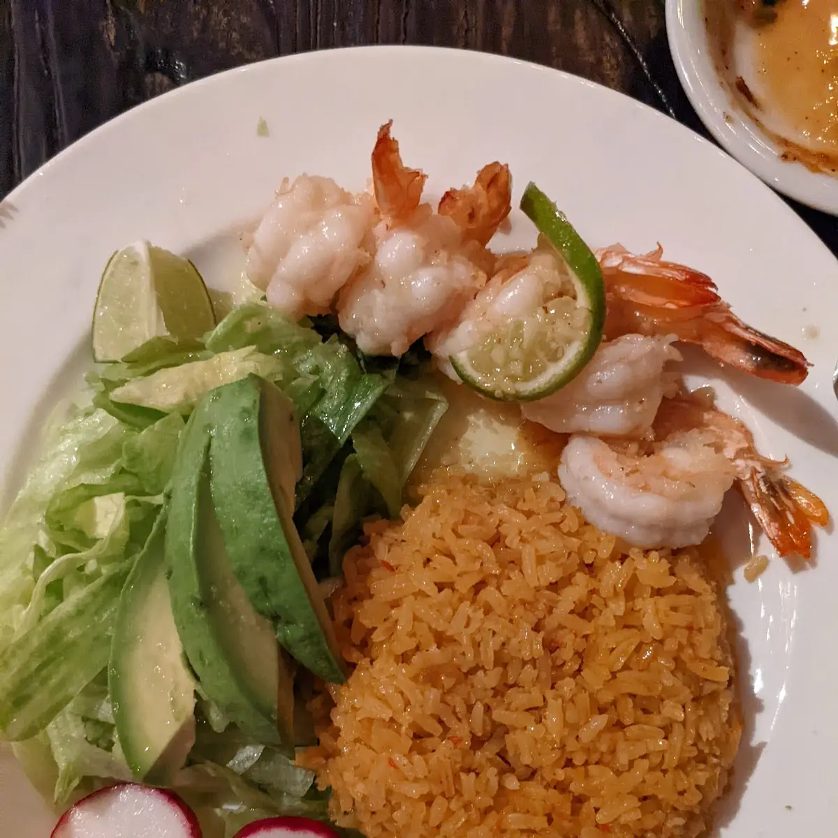 Garlic Shrimp with Mexican Rice