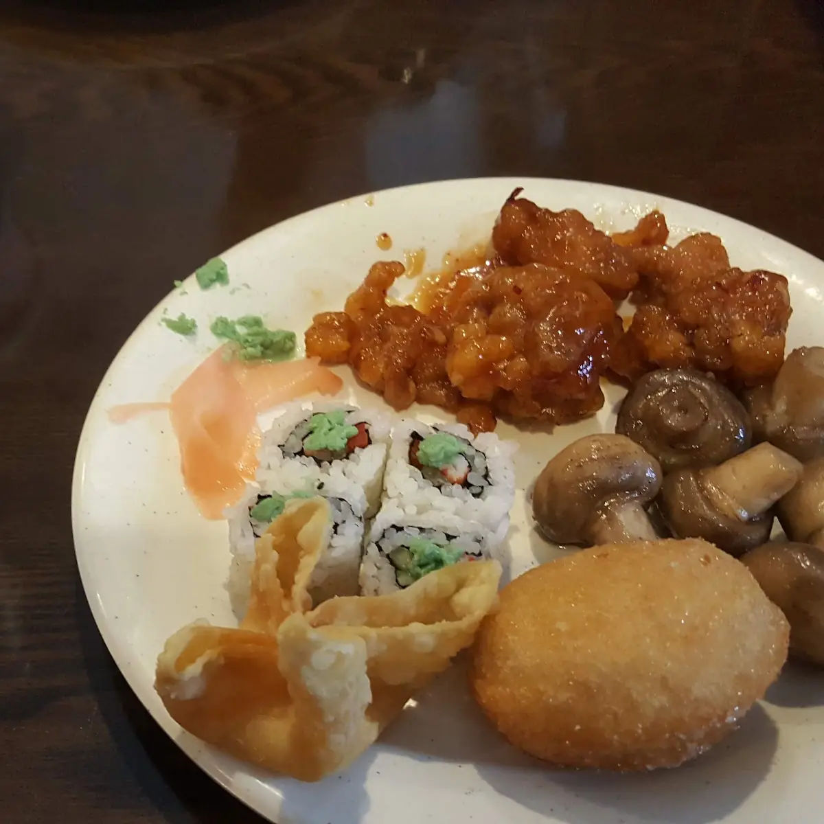 General TSO's Chicken California Roll