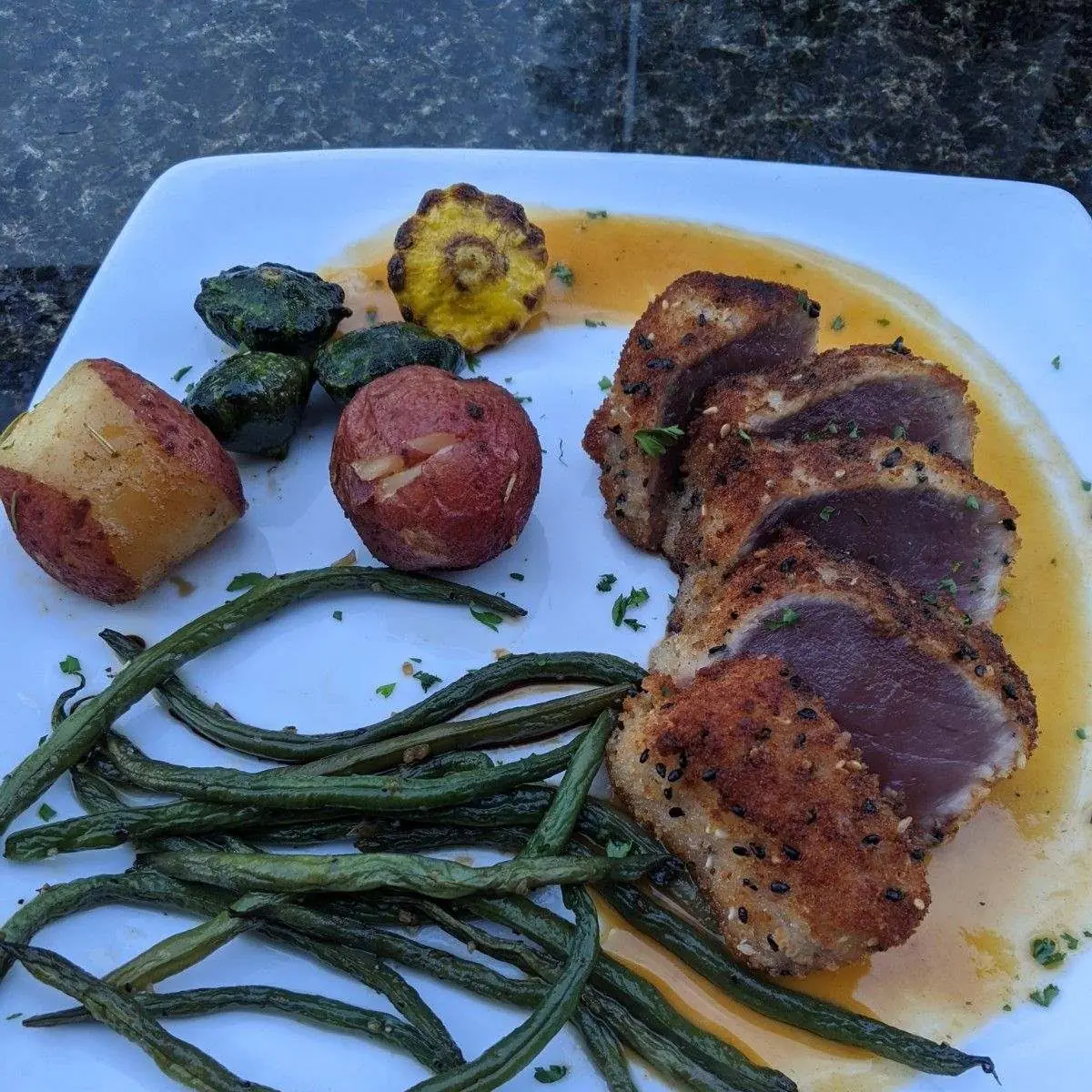 Crusted Big Eye Tuna