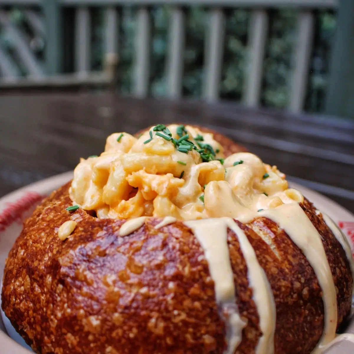 Mac N Cheese Bread Bowl