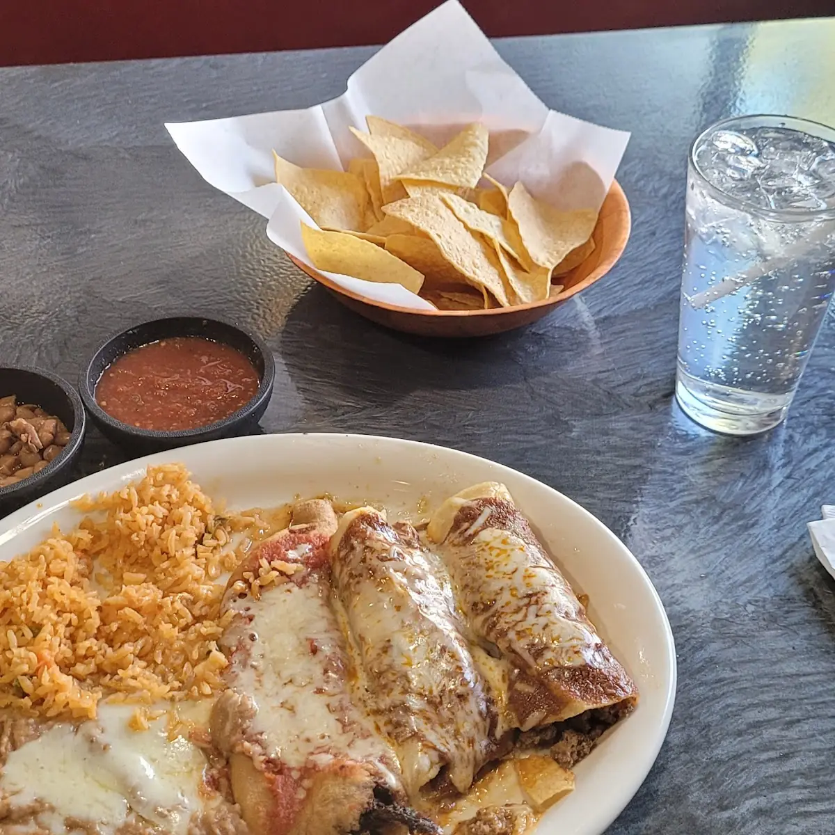 Beef Enchiladas Suizas