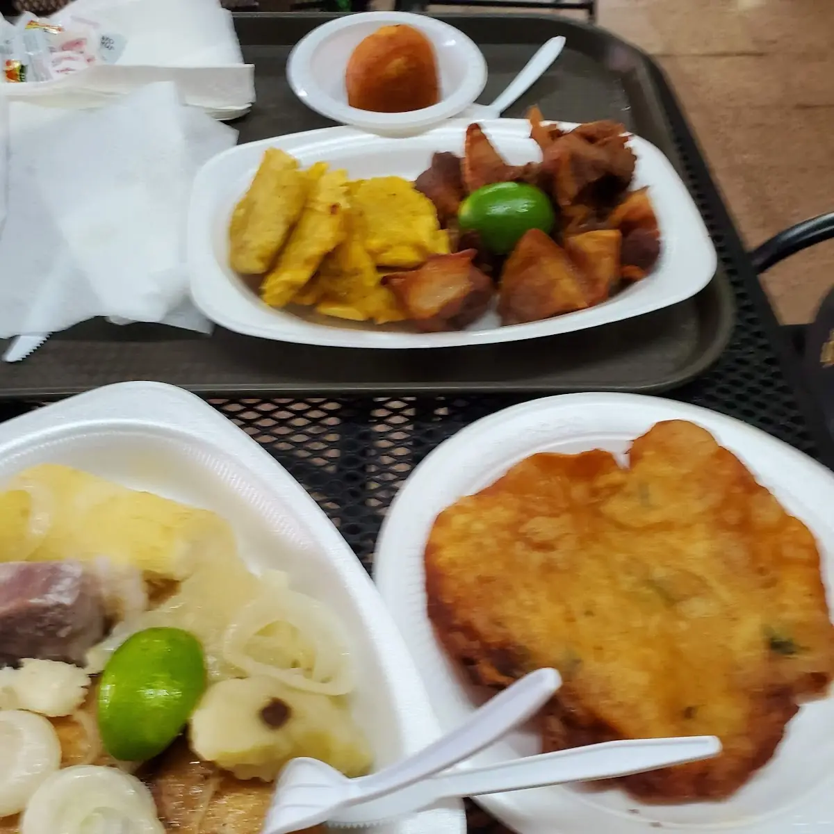 Vianda Y Bacalaito Tropical Root with Cod Fish Fritter