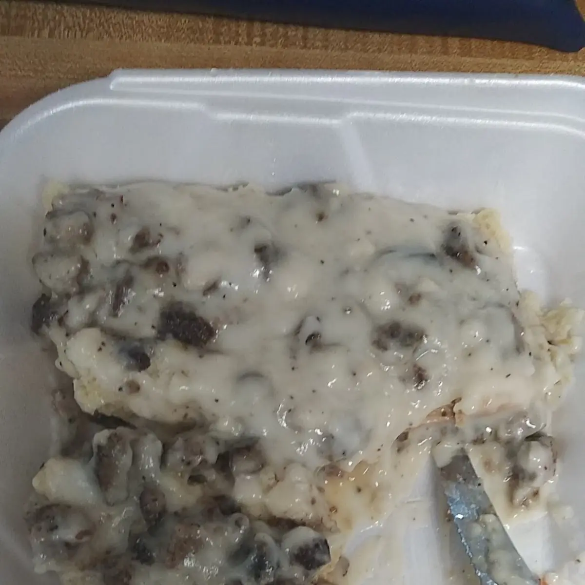 Sausage Gravy and Biscuits