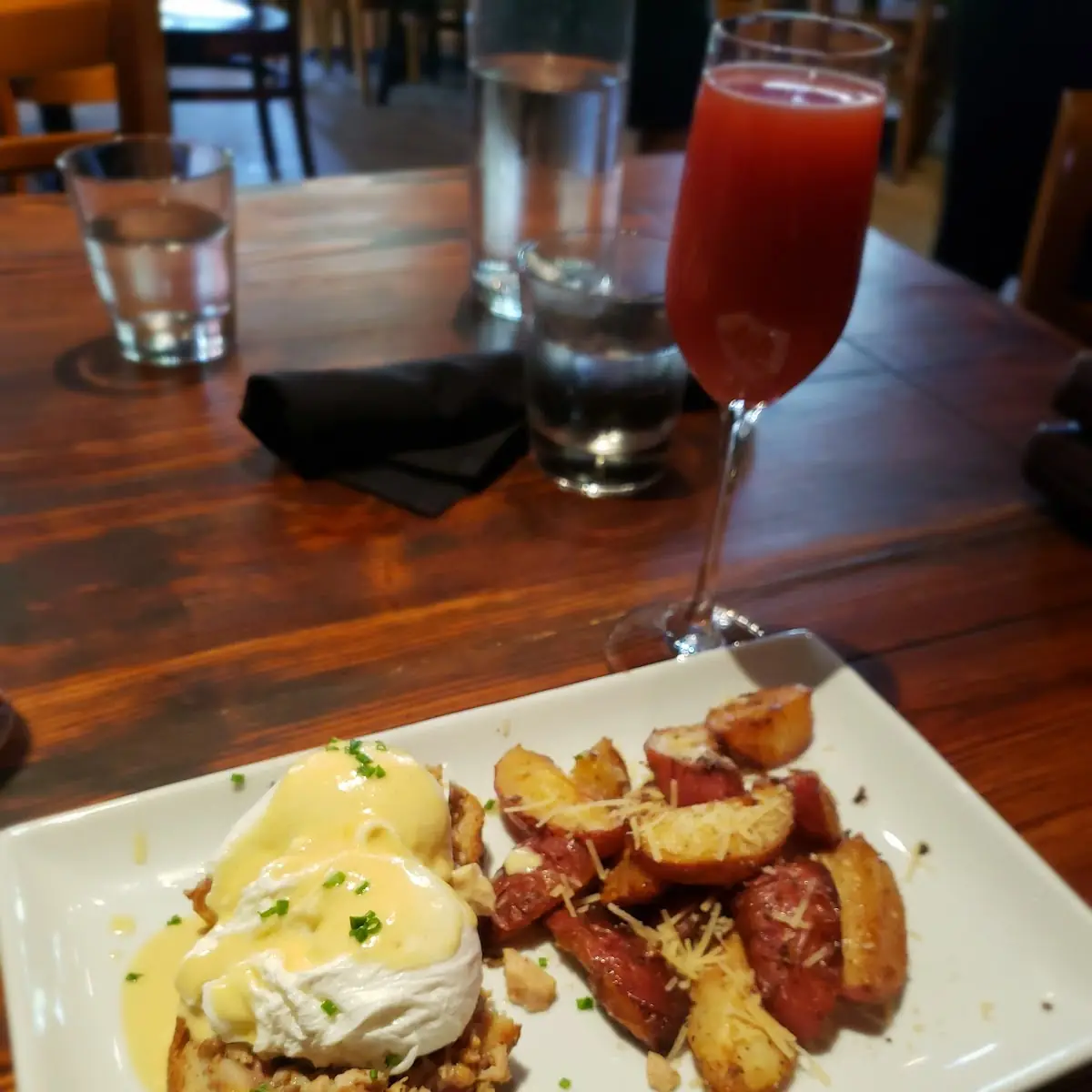 Whiskey Salmon Benedict