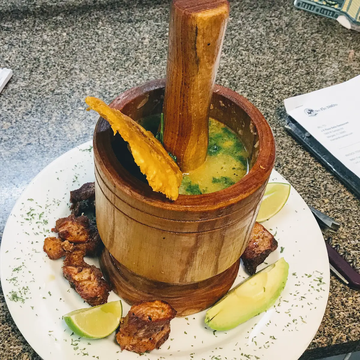 Cube Pork Mofongo