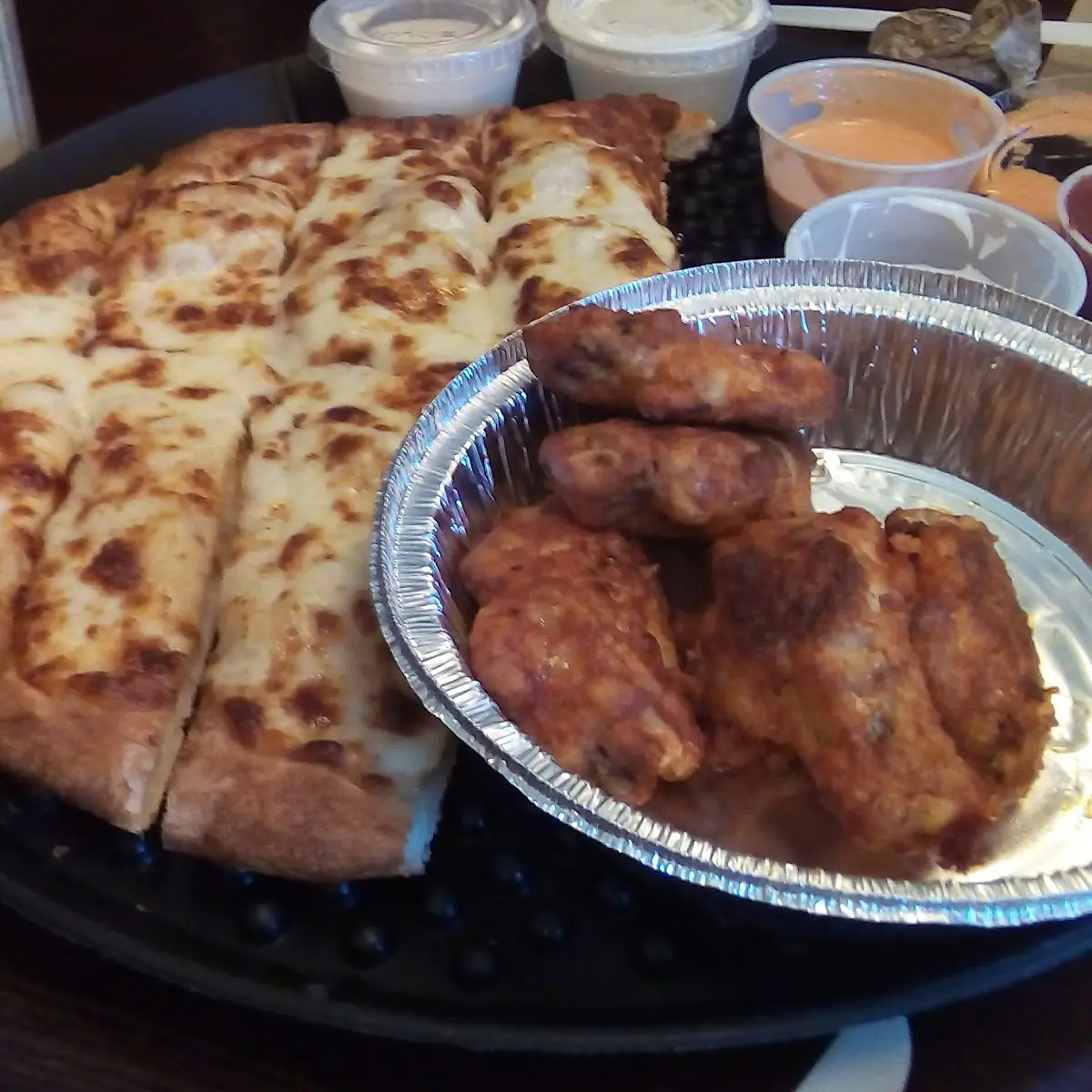Bread Sticks and Buffalo Wings