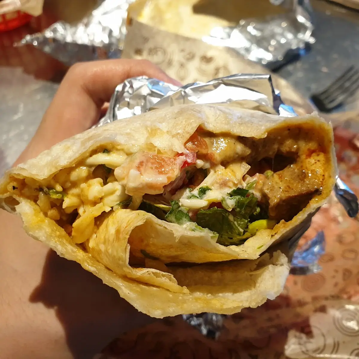 Chipotle Honey Chicken Burrito