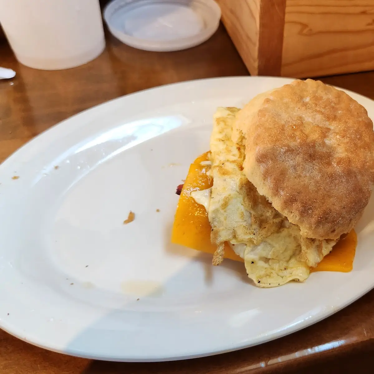 Bacon Egg and Cheese Bisket