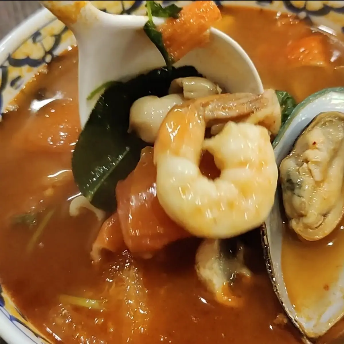 Tom Yam Seafood