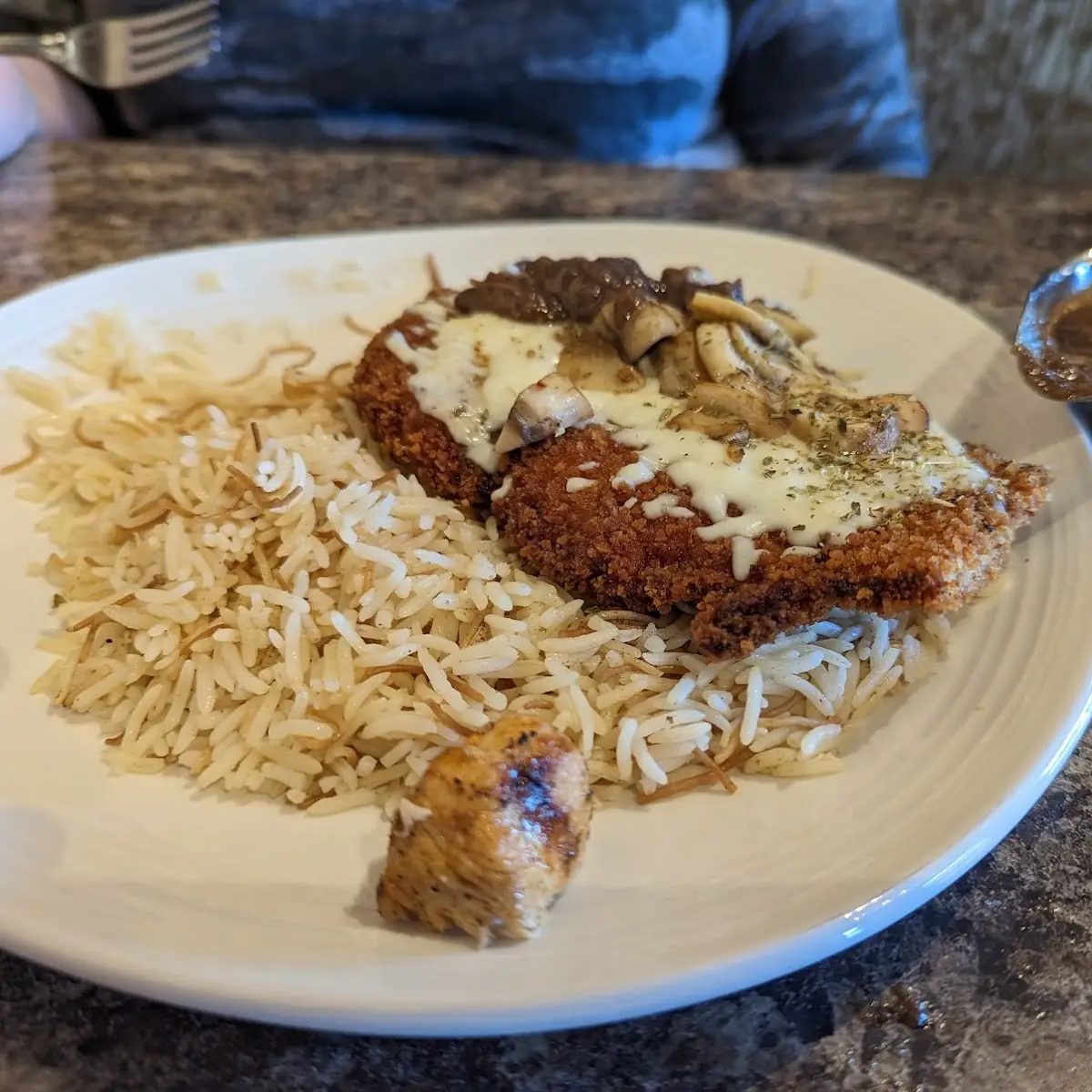 Chicken Escalope, Tabouli by Eddy's