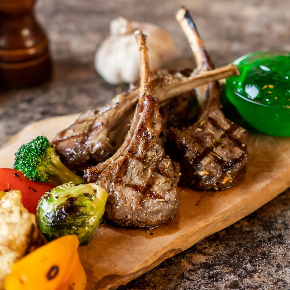 Lamb Chop, Tabouli by Eddy's