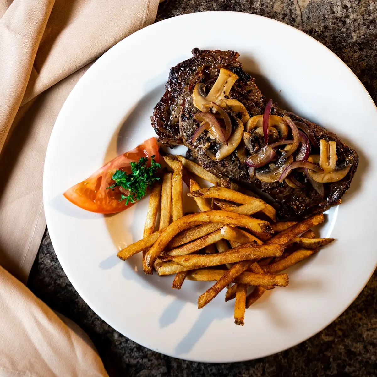Rib Eye Steak, Tabouli by Eddy's