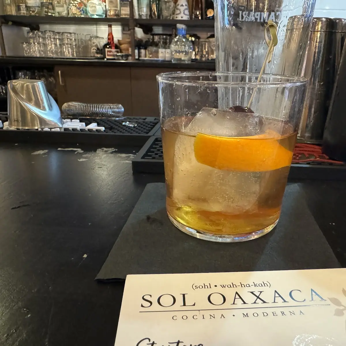 Tequila Old Fashioned