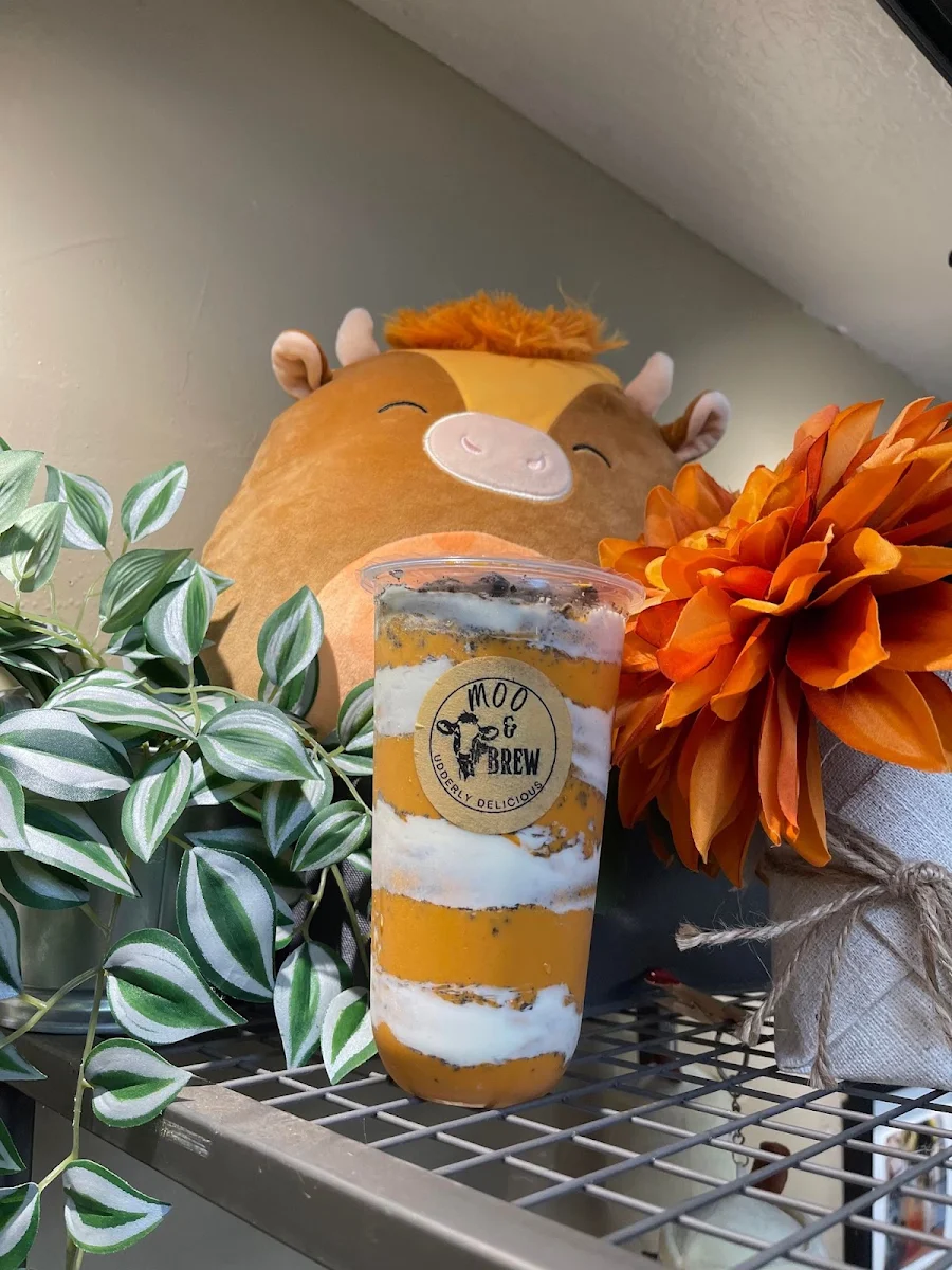 Oreo Thai Tea w Boba