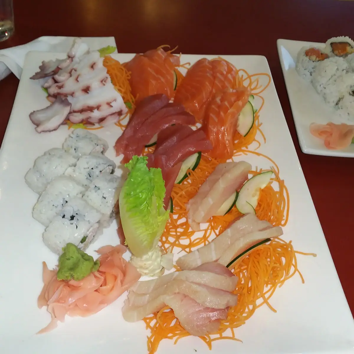 Sashimi and Sushi Roll