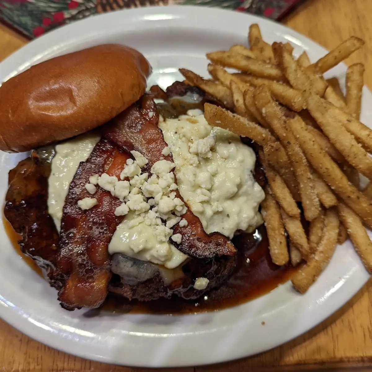Bacon Blue Cheese Burger