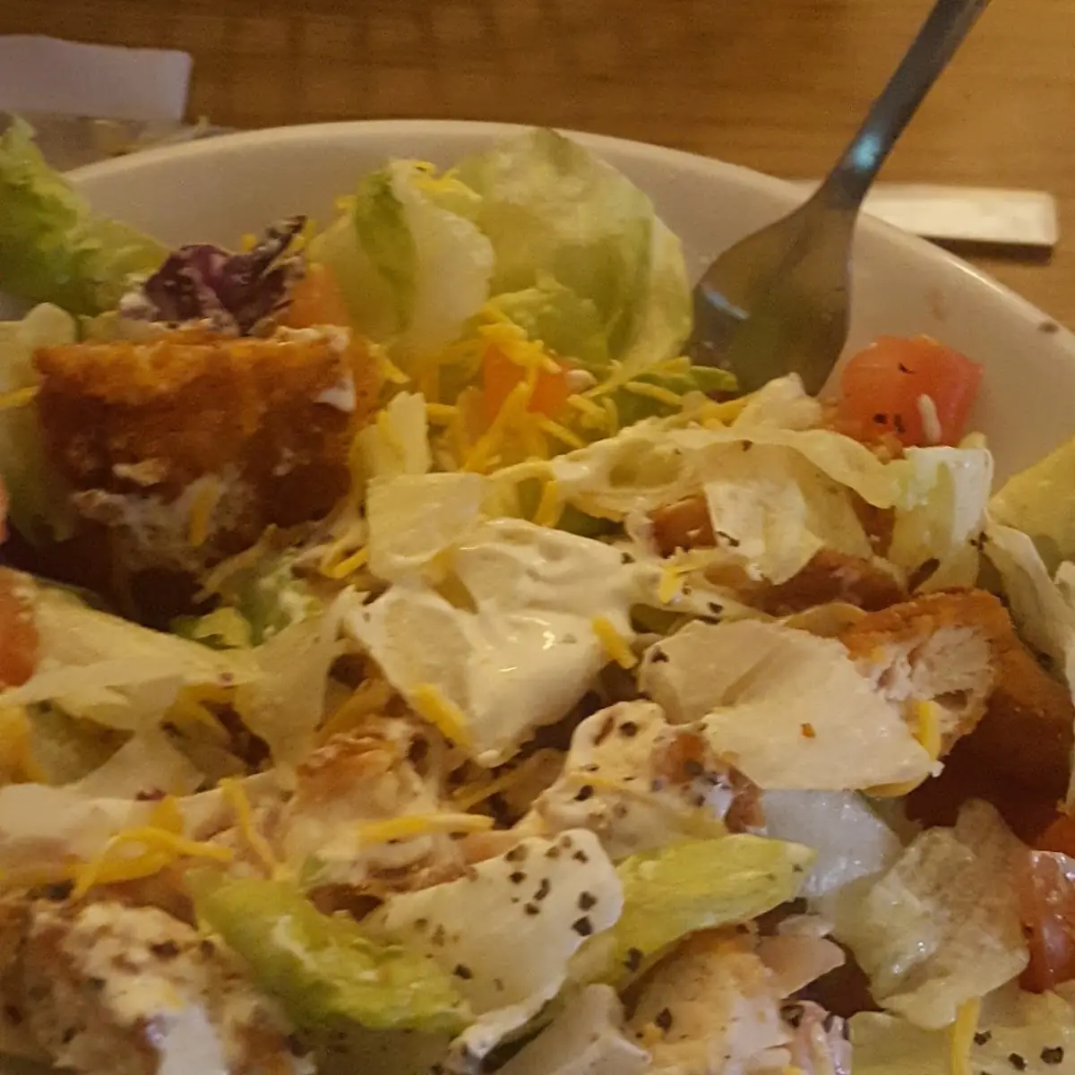 Crispy Chicken Salad