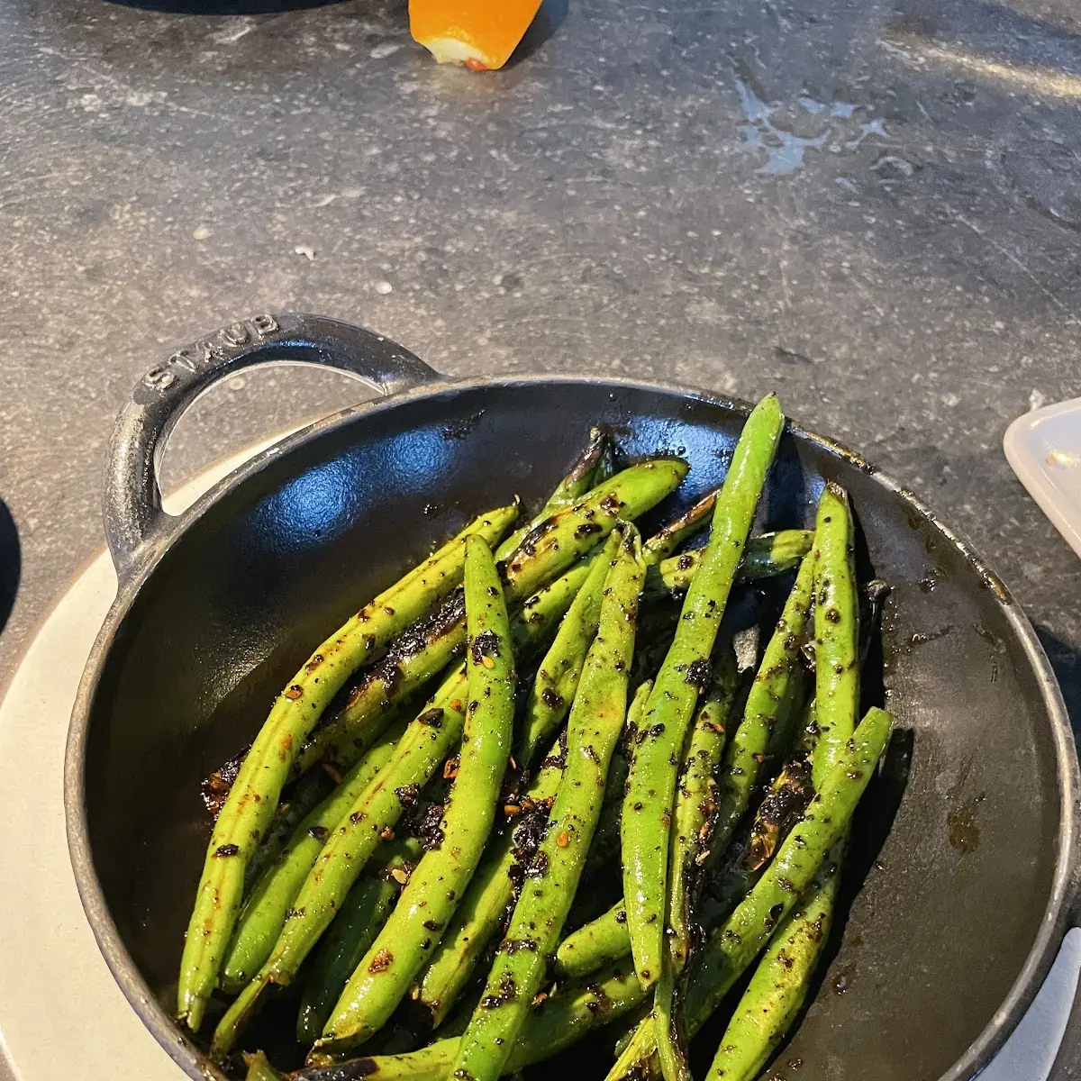 Chili Charred Green Beans