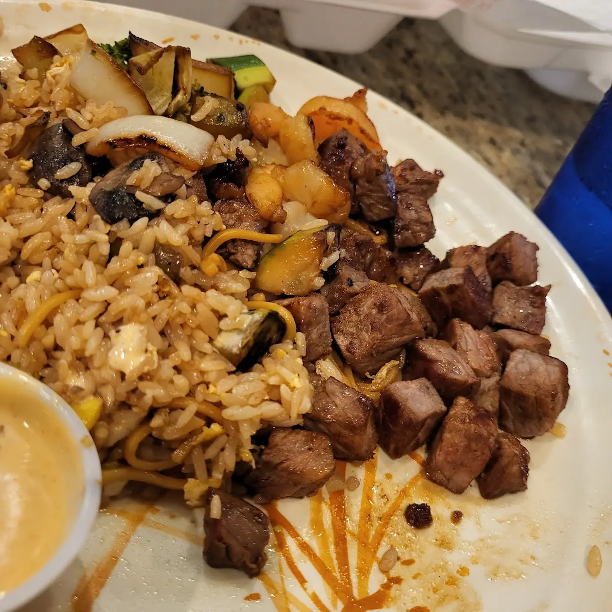 Hibachi Steak and Shrimp