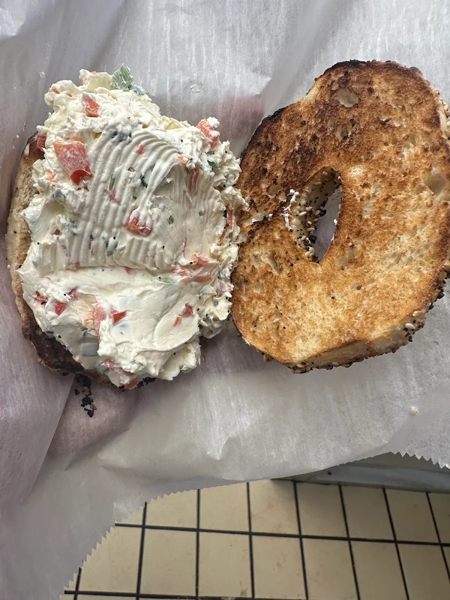 Bagel with Flavored Cream Cheese
