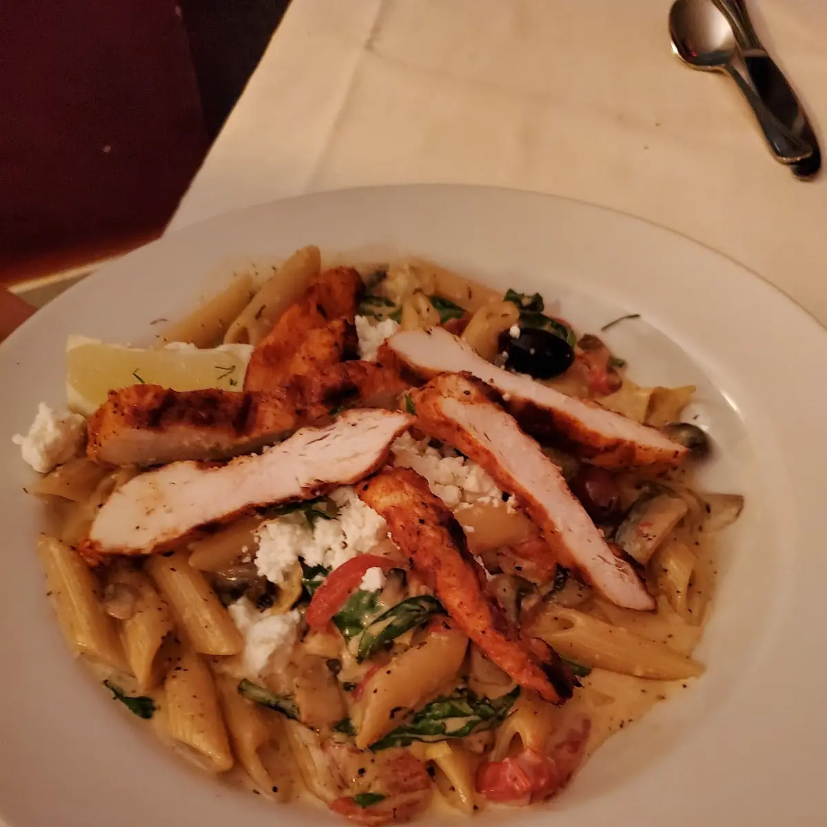 Spinach Artichoke Pasta