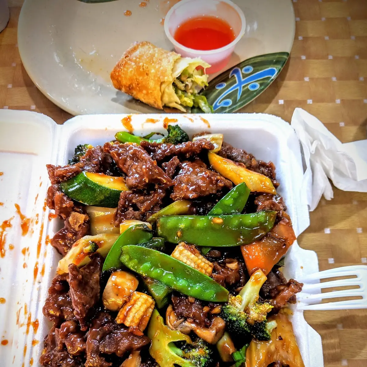 Beef w Garlic Sauce
