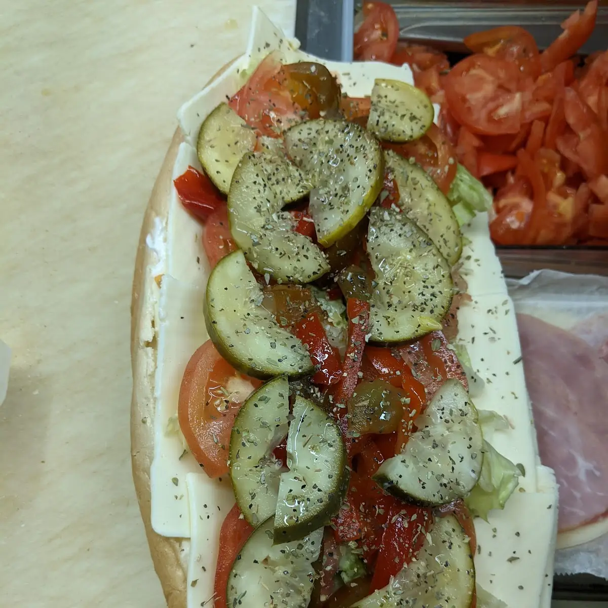 American Cheese Hoagie