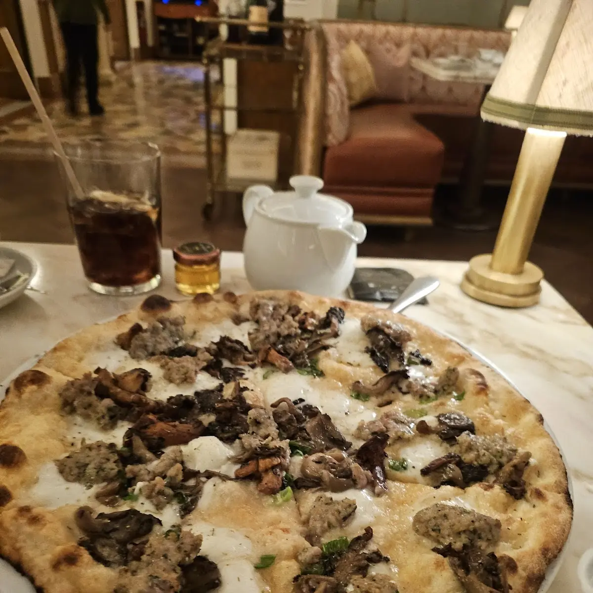 Sausage and Mushroom Pizza