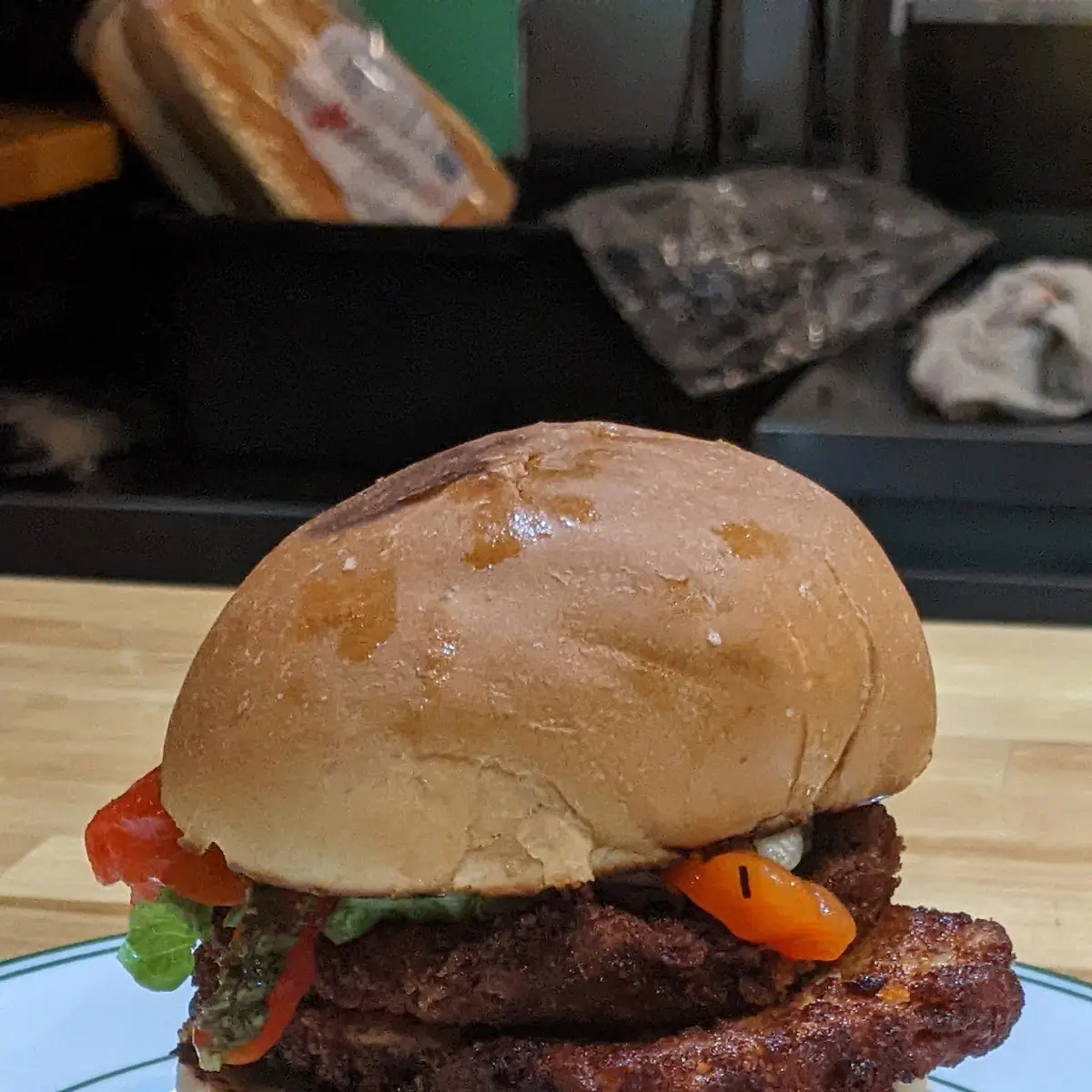 Industry Eggplant Sandwich