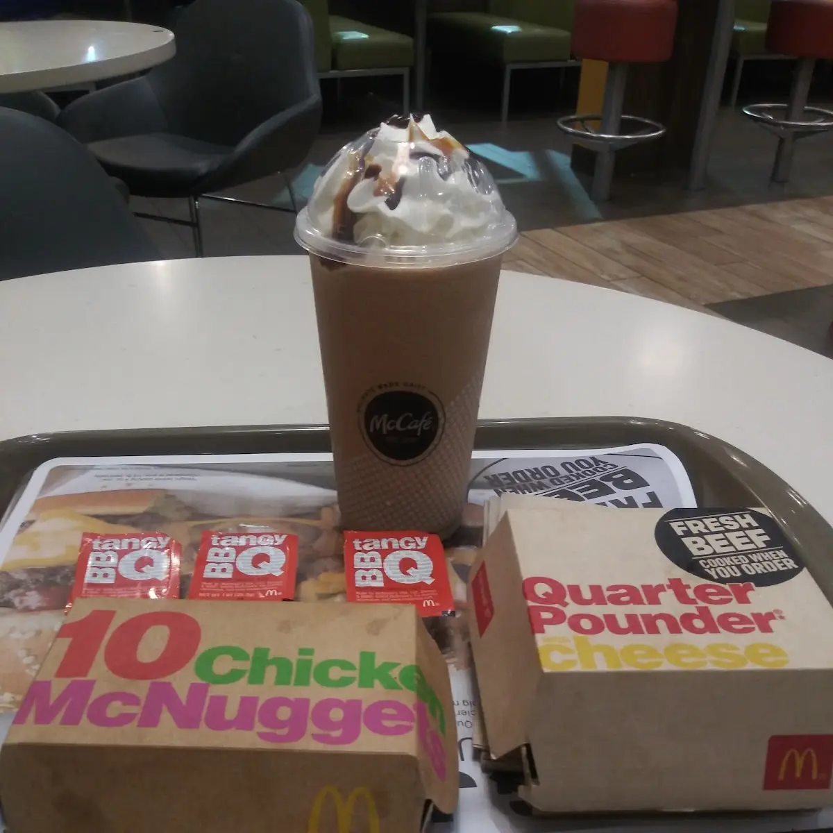 Chicken Nuggets and Quarter Pounder