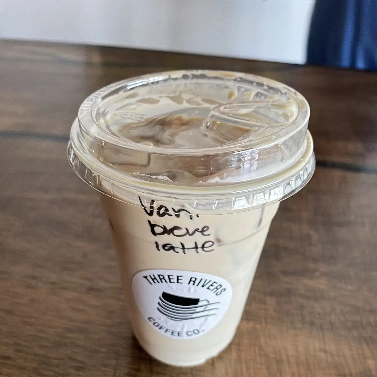 Iced Vanilla Breve Latte
