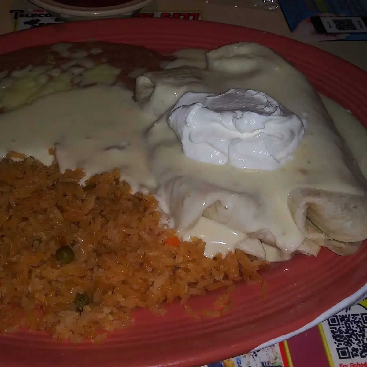 Rice & Beans Burrito Especial