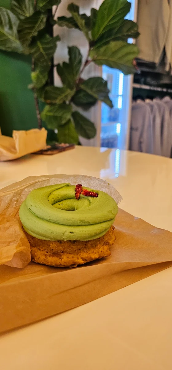 Strawberry Matcha Doughnut