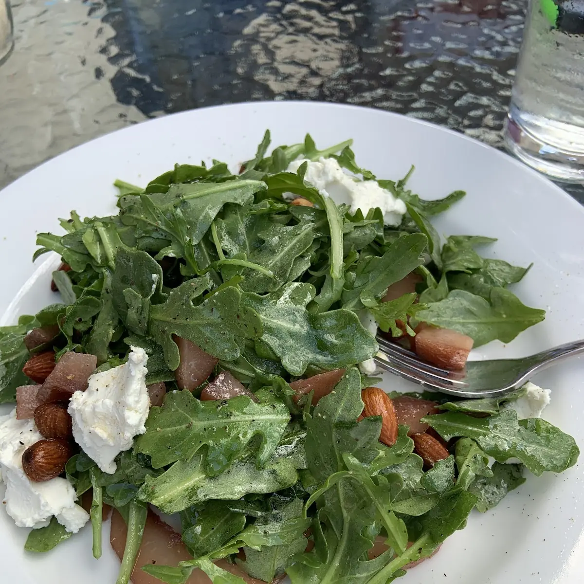 Pear Salad and Goat Cheese