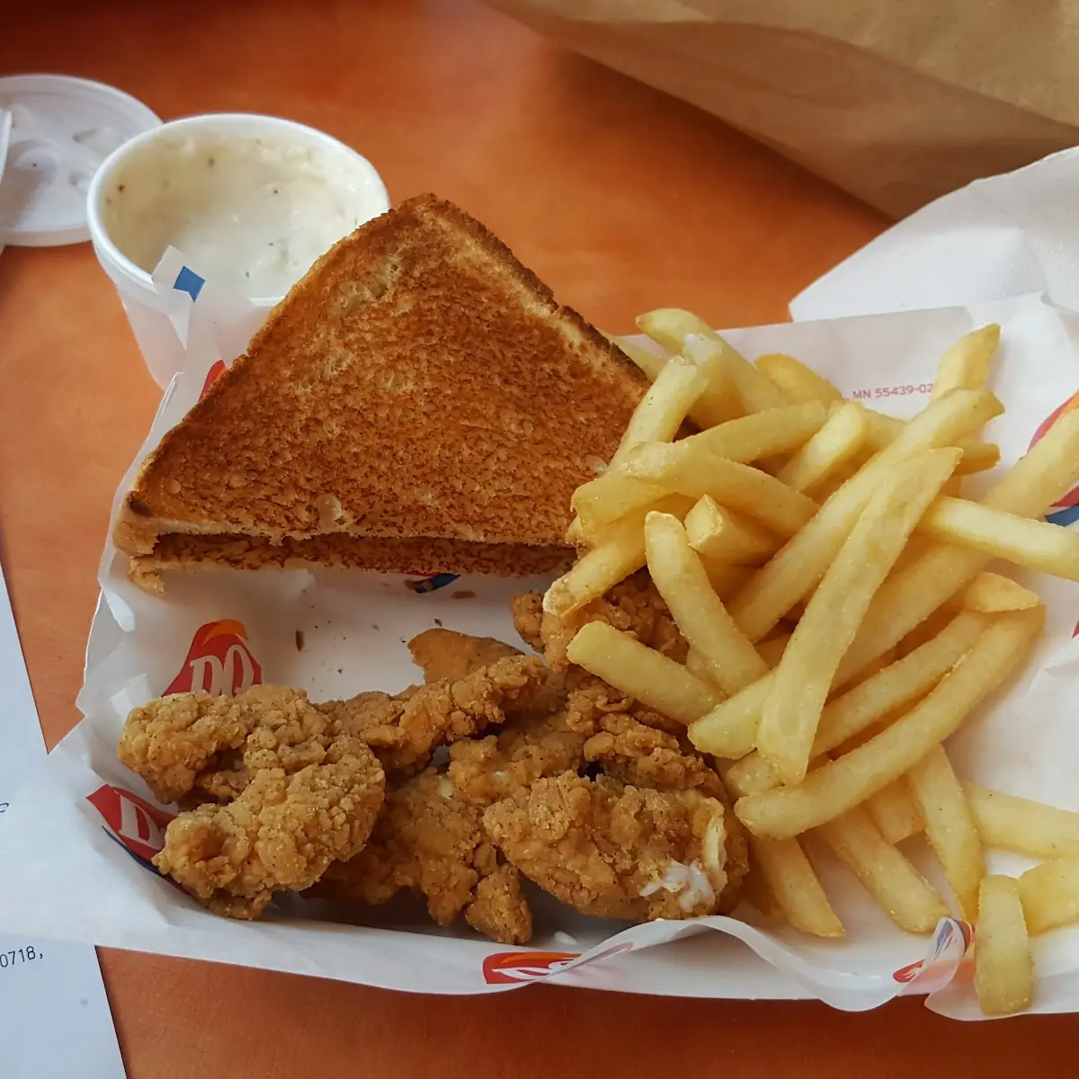 4 PC Chicken Strip Basket