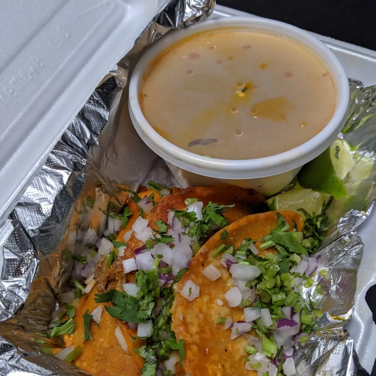 Tacos Birria Con Queso