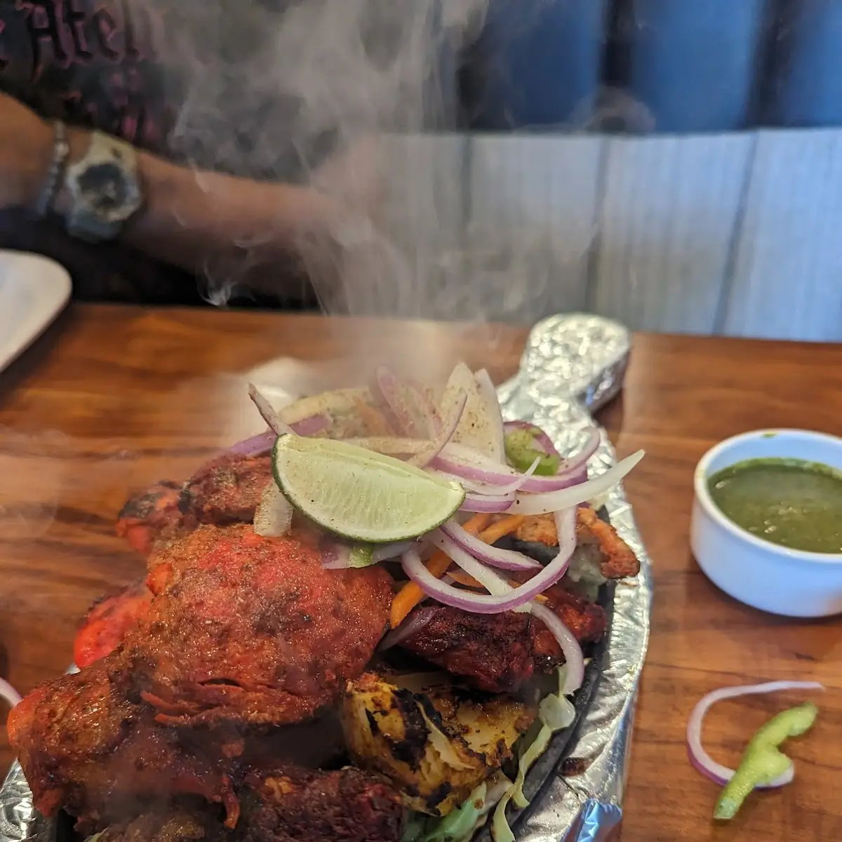 Chicken Tikka Masala and Vegetable Biryani