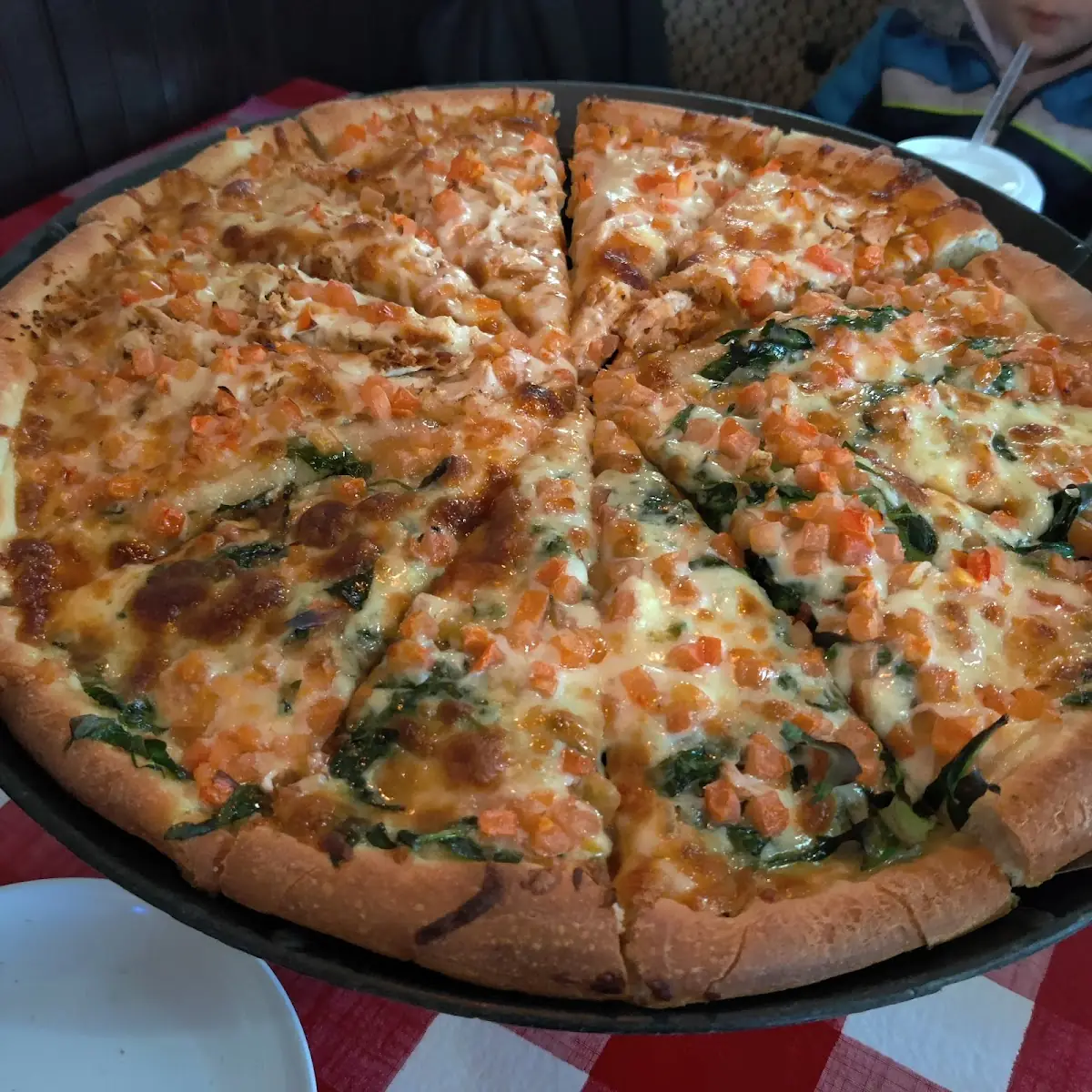 Moes Buffalo Chicken Pizz