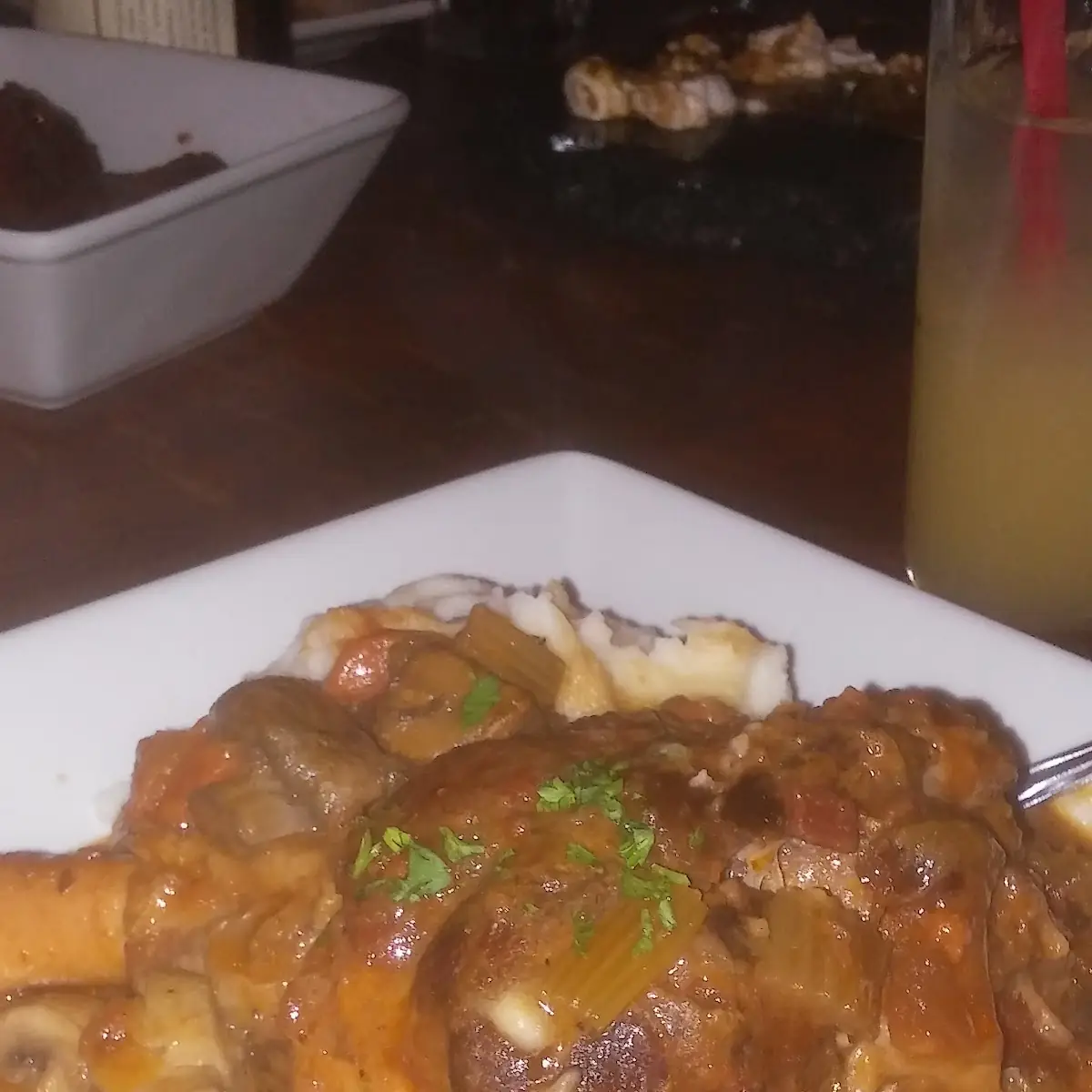 Braised Lamb Shank Dinner