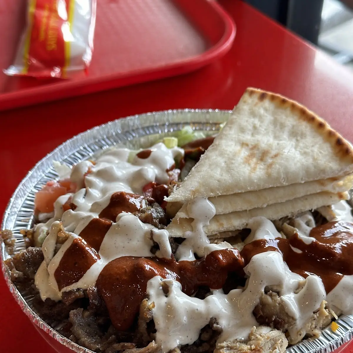 Chicken and Beef Gyro