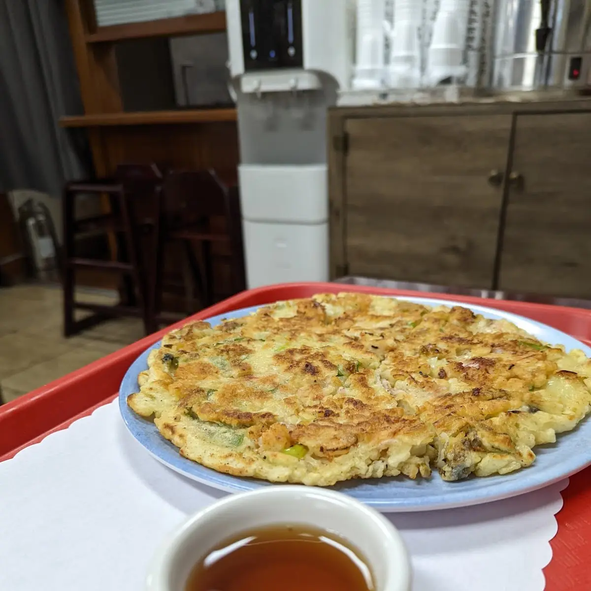 Seafood & Scallion Pancake